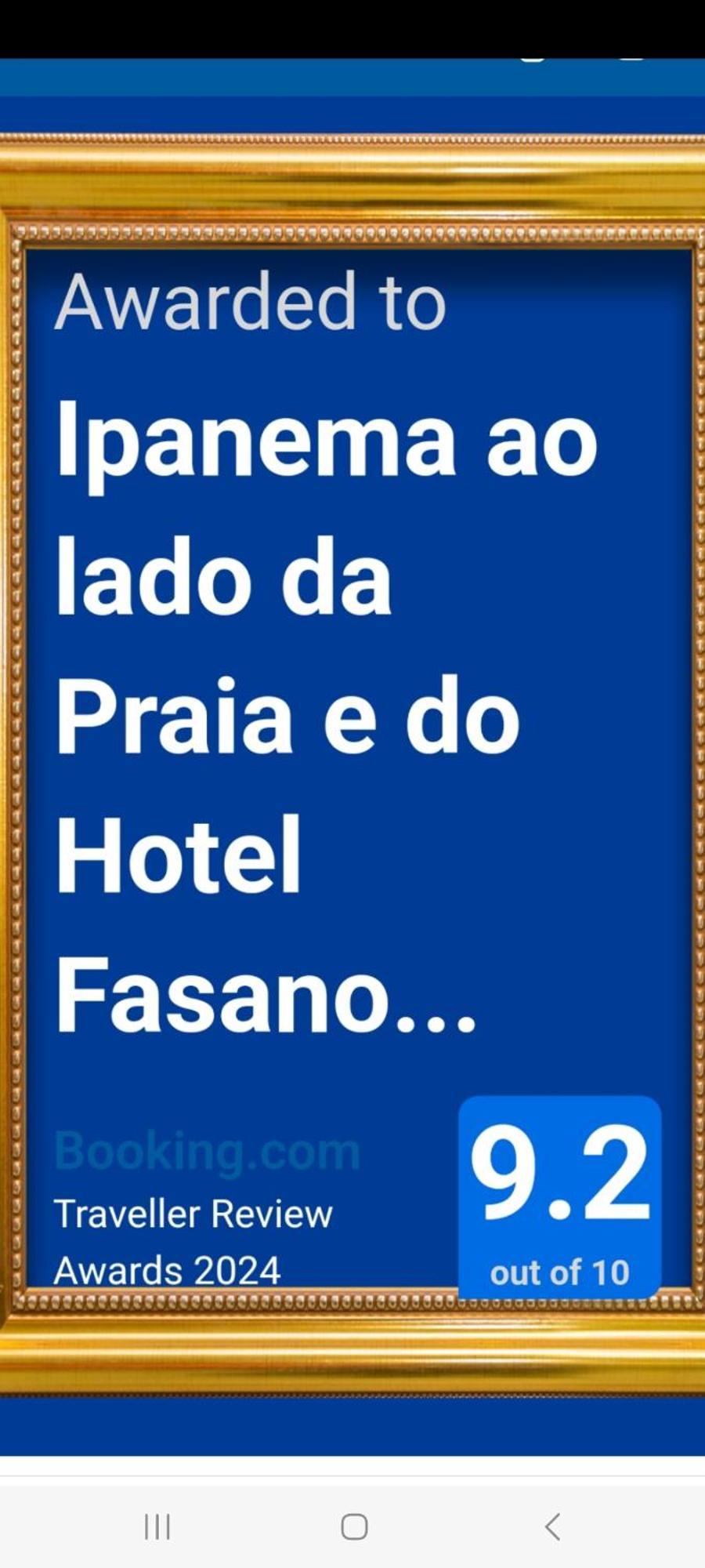Ipanema Posto8 Com 1Quarto E 1Mesanino Flat40M2 Rua Hotel Fasano Rio de Janeiro Exterior photo